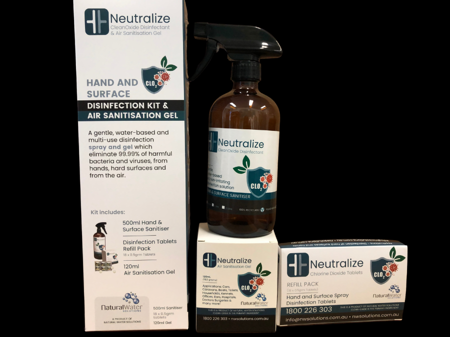 Neutralize Hand & Surface Disinfectant Natural Water Solutions