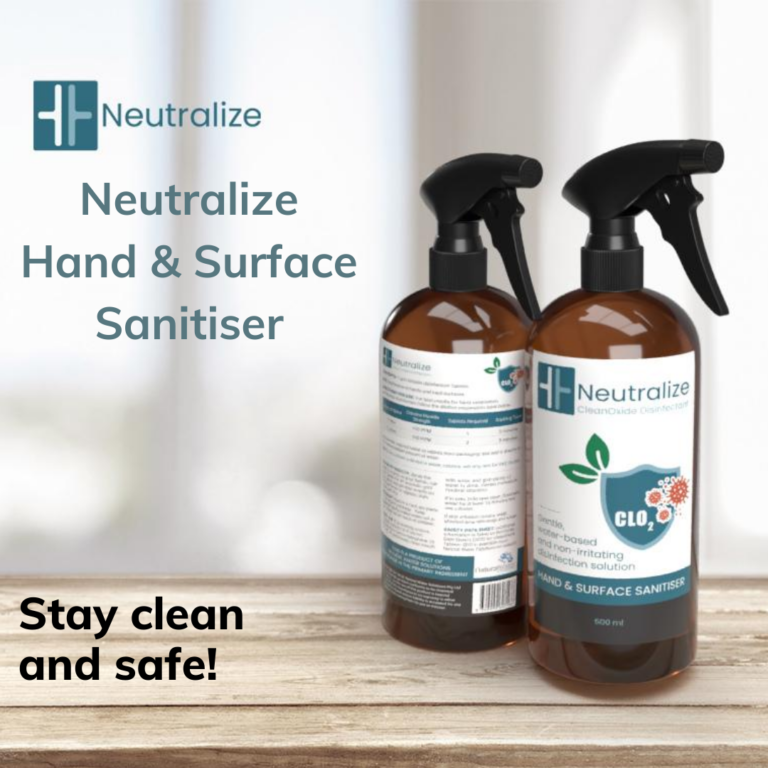 Neutralize Air Sanitisation Gel Natural Water Solutions