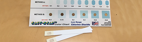 Low Range Chlorine Dioxide Test Strips